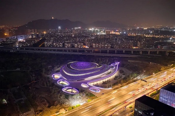 Lighting at Hangzhou Asian Games e-sports venue astonishes visitors