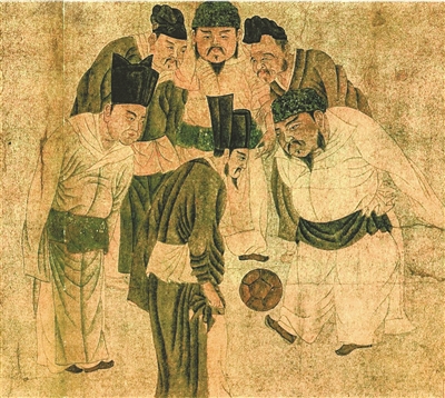 Residents in the Song Dynasty keen on football