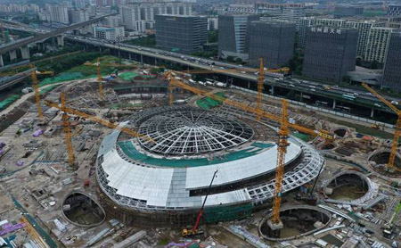 Asian Games e-sports venue nears completion