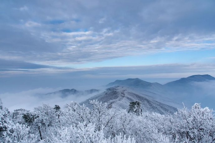 Enjoy the world of snow on Tianmu Mountain